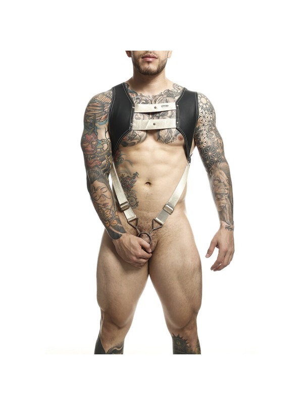 MOB DNGEON ARNES CON ANILLO DORADO PARA EL PENE TALLA UNICAS