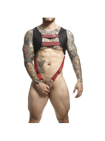 MOB DNGEON ARNES CON ANILLO ROJO PARA EL PENE TALLA UNICAS