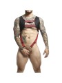 MOB DNGEON ARNES CON ANILLO ROJO PARA EL PENE TALLA UNICAS
