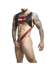 MOB DNGEON ARNES CON ANILLO ROJO PARA EL PENE TALLA UNICAS