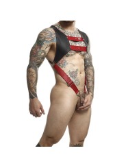 MOB DNGEON ARNES CON ANILLO ROJO PARA EL PENE TALLA UNICAS