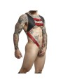MOB DNGEON ARNES CON ANILLO ROJO PARA EL PENE TALLA UNICAS