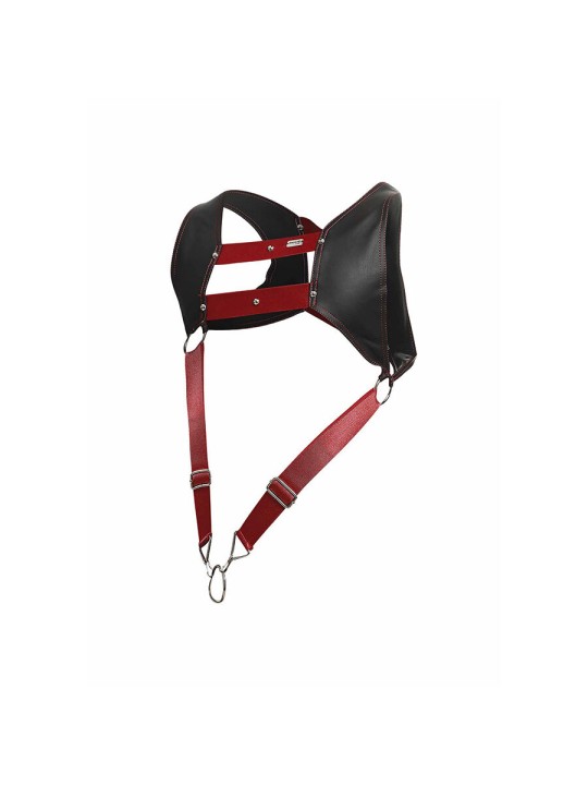MOB DNGEON ARNES CON ANILLO ROJO PARA EL PENE TALLA UNICAS