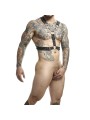 MOB DNGEON ARNES PLATEADO CON CADENAS TALLA UNICA