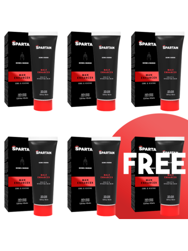 SPARTAN GEL DE ERECCION ORGASMO DURACION DE PAREJA 100 VEGANO 51 GRATIS