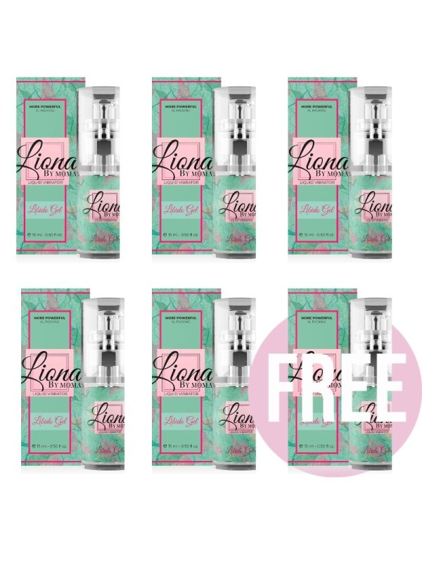 LIONA BY MOMA VIBRADOR LIQUIDO LIBIDO GEL 15 ML 51 GRATIS