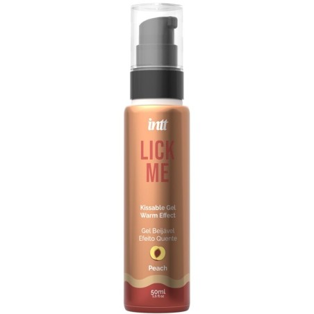 INTT LICK ME GEL COMESTIBLE SABOR MELOCOTON EFECTO CALOR