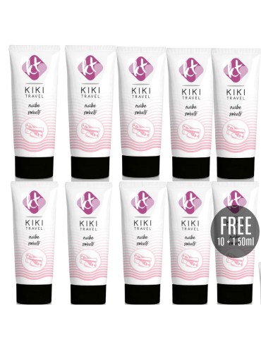 KIKI TRAVEL LUBRICANTE SABOR A NUBE 50ML 10 1 GRATIS
