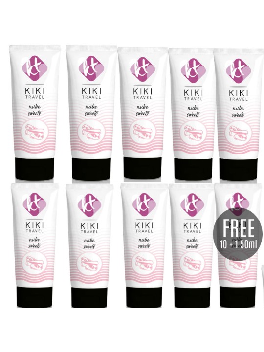 KIKI TRAVEL LUBRICANTE SABOR A NUBE 50ML 10 1 GRATIS