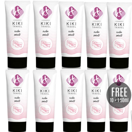 KIKI TRAVEL LUBRICANTE SABOR A NUBE 50ML 10 1 GRATIS