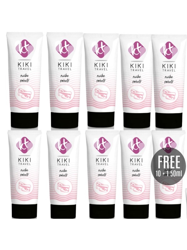 KIKI TRAVEL LUBRICANTE SABOR A NUBE 50ML 10 1 GRATIS