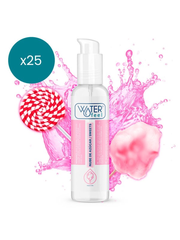 WATERFEEL LUBRICANTE NUBE DE AZUCAR 175 ML PACK 25 UDS