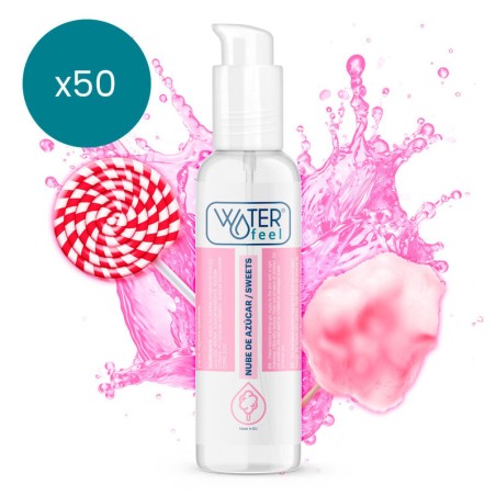 WATERFEEL LUBRICANTE NUBE DE AZUCAR 175 ML PACK 50 UDS