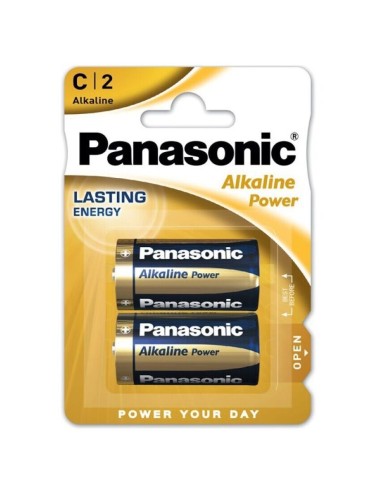 PANASONIC BRONZE PILA ALKALINA C LR14 BLISTER2