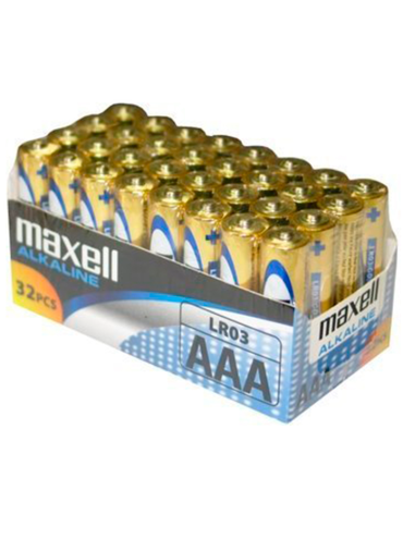 MAXELL PILA ALCALINA AAA LR03 PACK32 PILAS