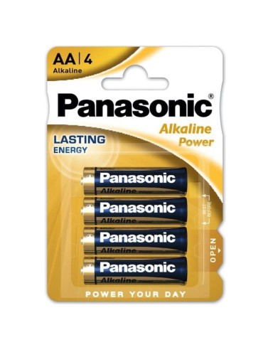 PANASONIC BRONZE PILA ALCALINA AA LR6 BLISTER4