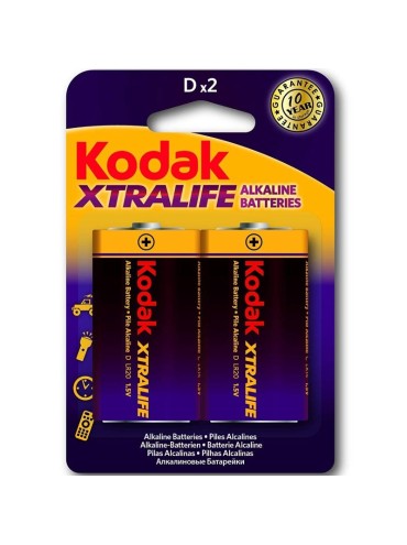 KODAK XTRALIFE PILAS ALCALINAS D LR20 15V
