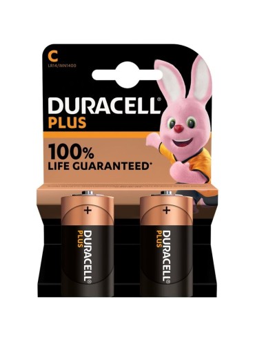 DURACELL PLUS POWER PILA ALCALINA C LR14 BLISTER2