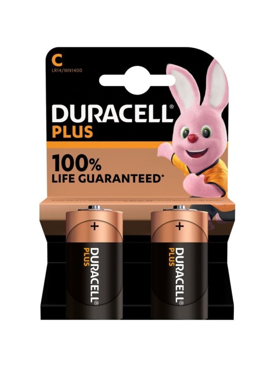 DURACELL PLUS POWER PILA ALCALINA C LR14 BLISTER2