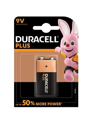 DURACELL PLUS POWER PILA ALCALINA 9V LR61 BLISTER1