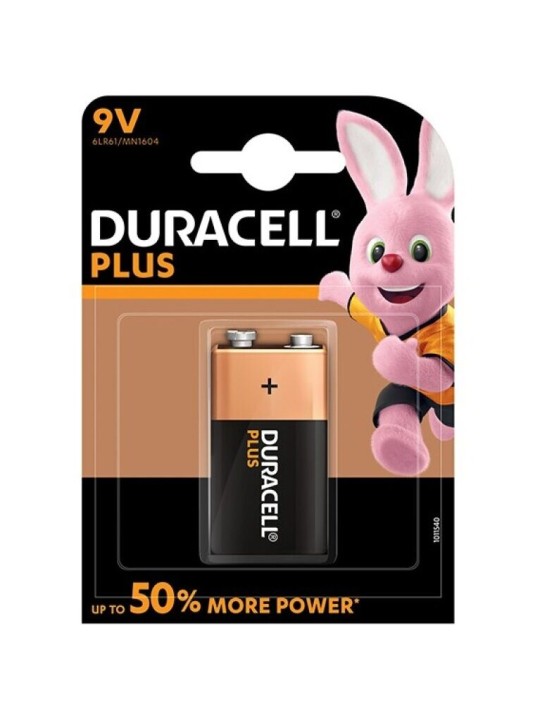 DURACELL PLUS POWER PILA ALCALINA 9V LR61 BLISTER1