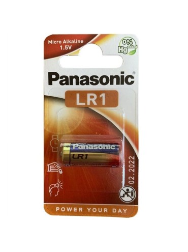 PANASONIC PILA ALCALINA LR1 15V BLISTER 1 UNIDAD