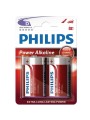 PHILIPS POWER ALKALINE PILA D LR20 BLISTER2