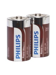 PHILIPS POWER ALKALINE PILA D LR20 BLISTER2