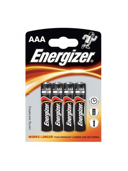 ENERGIZER ALKALINE POWER PILA ALCALINA AAA LR03 BLISTER4
