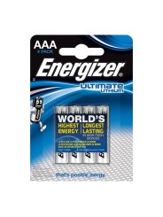 ENERGIZER ULTIMATE LITHIUM PILA LITIO AAA L92 LR03 15V BLISTER4