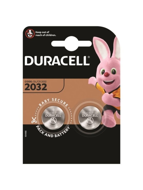 DURACELL PILA BOTON LITIO CR2032 3V BLISTER2