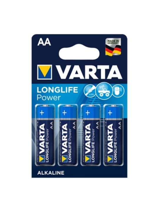 VARTA LONGLIFE POWER PILA ALCALINA AA LR6 BLISTER4