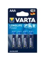VARTA LONGLIFE POWER PILA ALCALINA AAA LR03 BLISTER4
