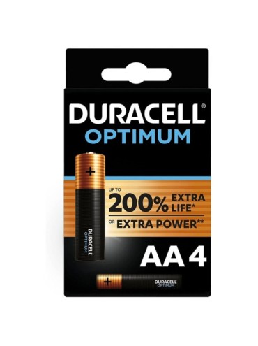 DURACELL OPTIMUM 200 PILA ALCALINA AA LR6 BLISTER4
