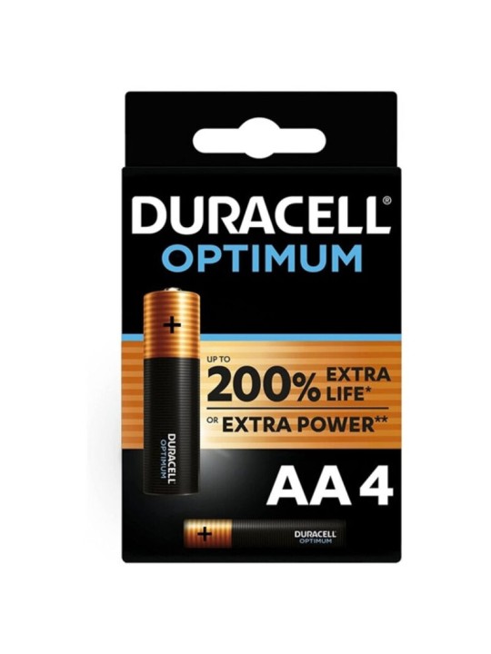 DURACELL OPTIMUM 200 PILA ALCALINA AA LR6 BLISTER4