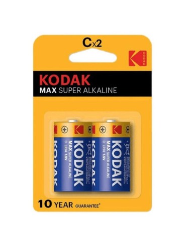 KODAK MAX PILA ALCALINA C LR14 BLISTER2
