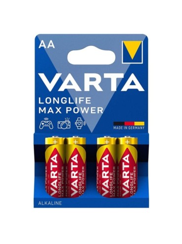 VARTA MAX POWER PILA ALCALINA AA LR6 BLISTER4