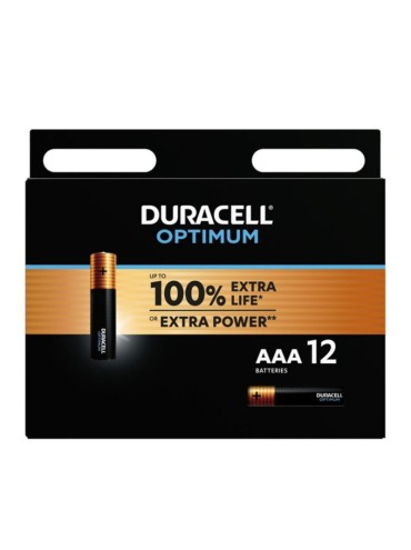 DURACELL OPTIMUM 200 PILA ALCALINA AAA LR03 BLISTER12