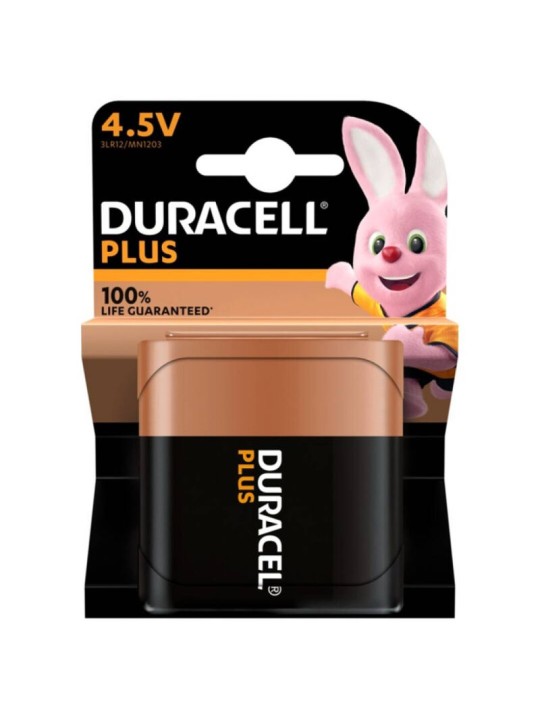 DURACELL PLUS POWER 100 PILA ALCALINA 45V 3LR12 BLISTER1