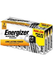 ENERGIZER ALKALINE POWER PILA ALCALINA AAA LR03 CAJA24 3 CAJITAS8 PILAS