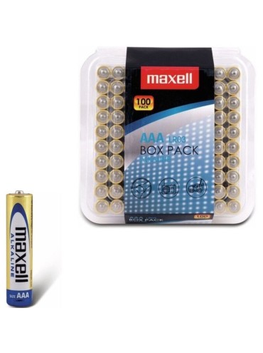 MAXELL PILA ALCALINA AAA LR03 PACK100 PILAS