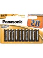 PANASONIC BRONZE PILA ALCALINA AA LR6 BLISTER20