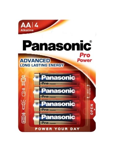 PANASONIC PRO POWER PILA ALCALINA AA LR6 BLISTER4