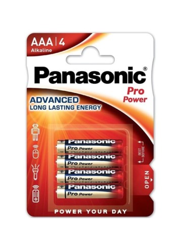 PANASONIC PRO POWER PILA ALCALINA AAA LR03 BLISTER4