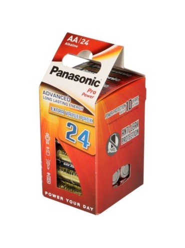 PANASONIC PRO POWER PILA ALCALINA AA LR6 PACK24