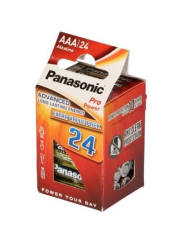 PANASONIC PRO POWER PILA ALCALINA AAA LR03 PACK24