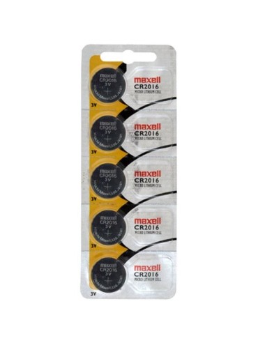 MAXELL PILA BOTON LITIO CR2016 3V BLISTER5