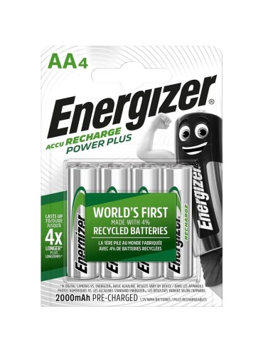 ENERGIZER PILAS RECARGABLES AA4 BLISTER 4
