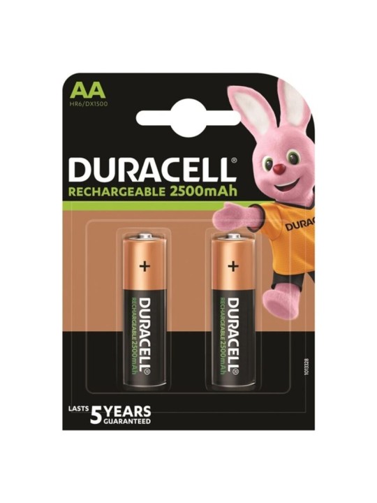 DURACELL PILA RECARGABLE HR6 AA 2500mAh BLISTER2