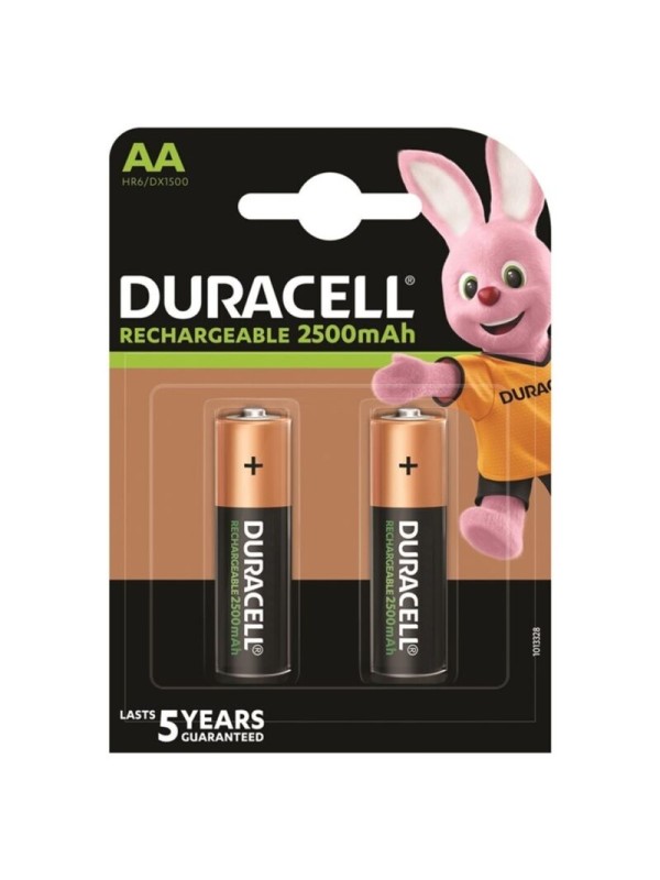 DURACELL PILA RECARGABLE HR6 AA 2500mAh BLISTER2